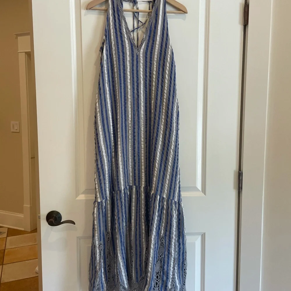 By Anthropologie Crochet Women’s Maxi Dress - Picture 2 of 9